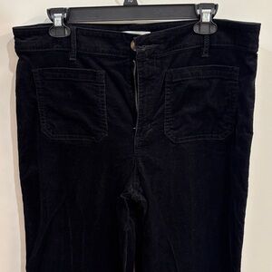 LOFT Midnight Black Flare Pants